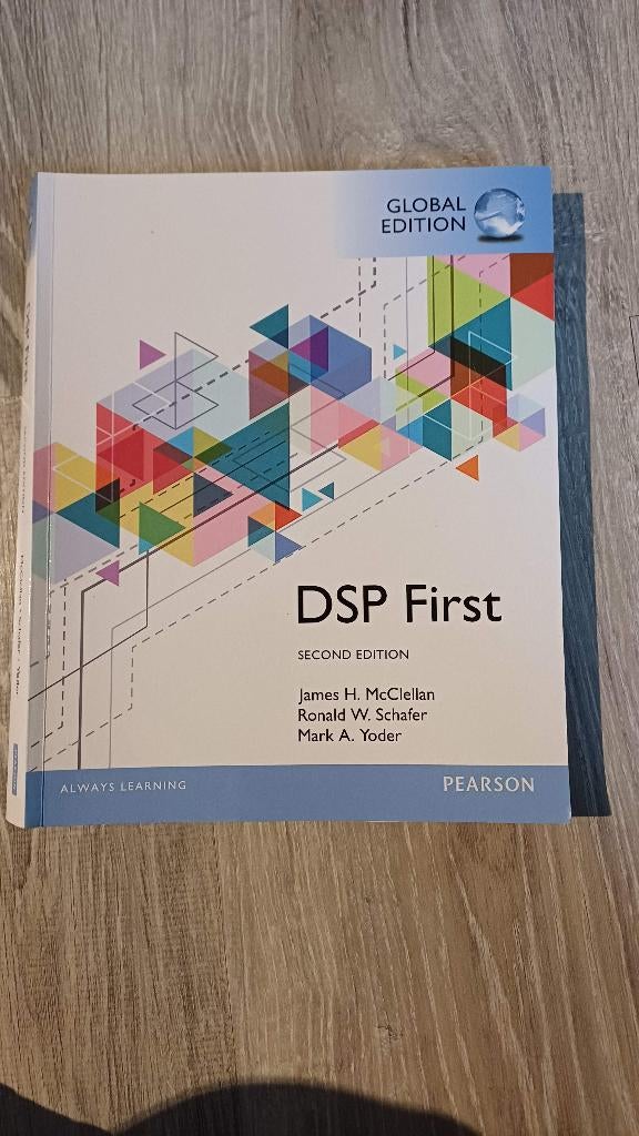 DSP First, 2nd edition, Boeken, Informatica en Computer, Zo goed als nieuw, Overige onderwerpen, Ophalen of Verzenden