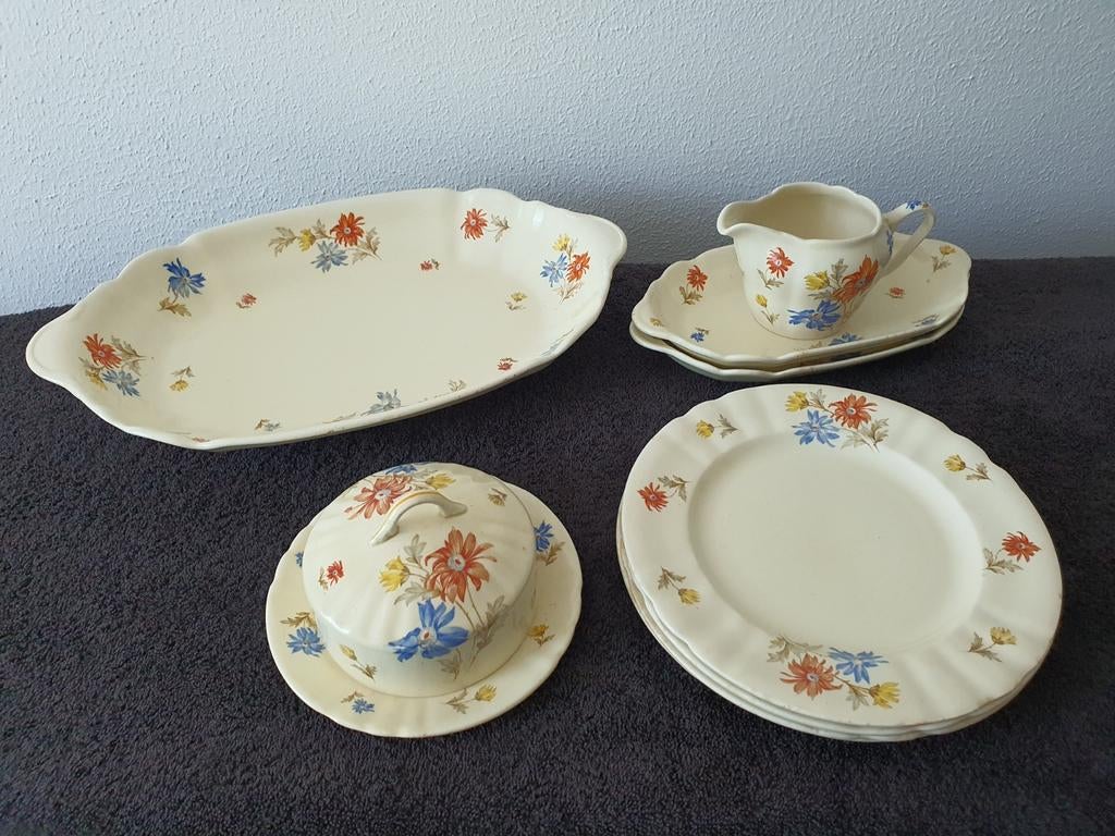 Antiek Vintage Societe Ceramique Maestricht Servies, Antiek en Kunst, Ophalen of Verzenden