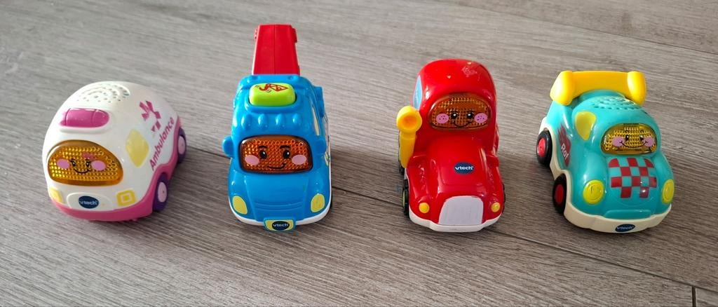 Toet toet auto's 4x, Ophalen of Verzenden, Gebruikt, 2 tot 4 jaar