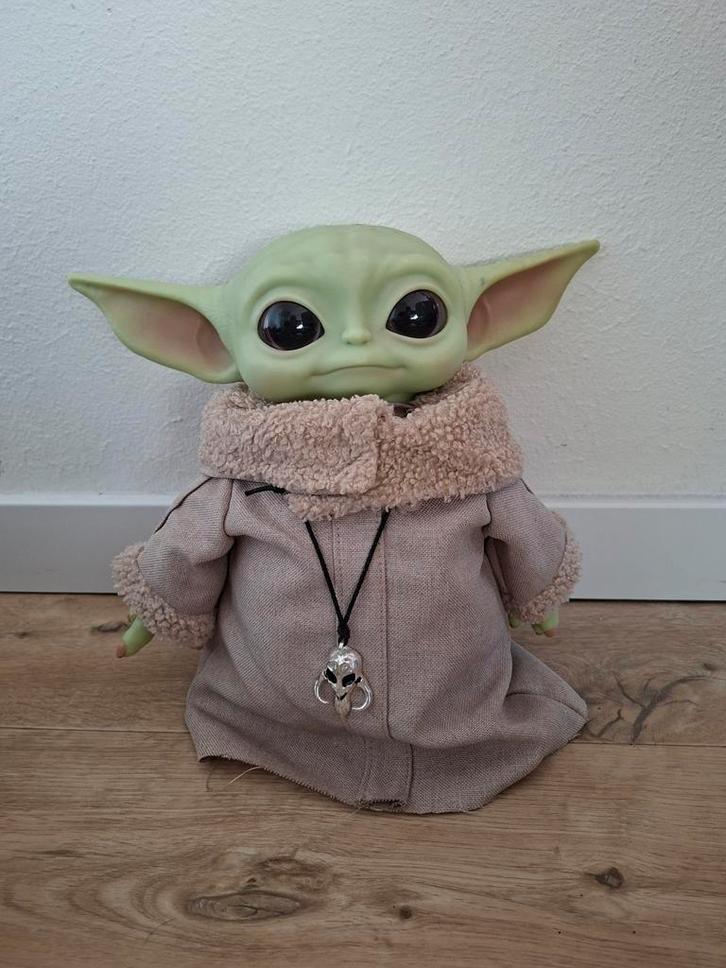 Baby Yoda Pop met Ketting - The Mandalorian Grogu Figuur, Verzamelen, Star Wars, Nieuw, Actiefiguurtje, Ophalen of Verzenden
