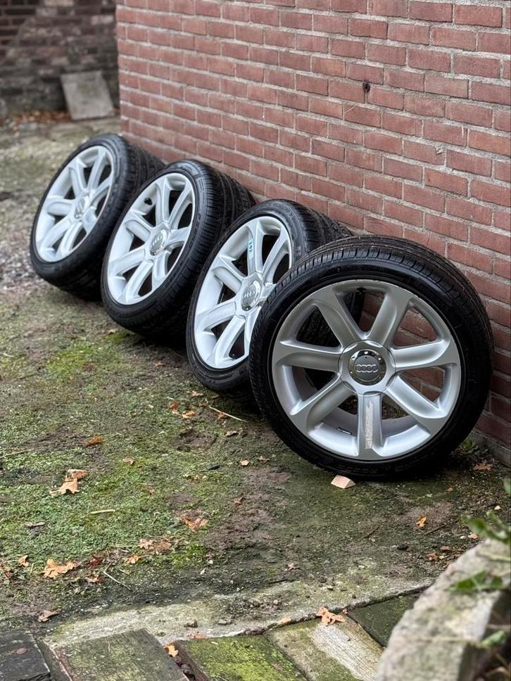 Originele Audi a4 a5 a6 5x112 pirelli 18? 6mm profiel set, Niet ingevuld, 18 inch, Banden en Velgen, Niet ingevuld
