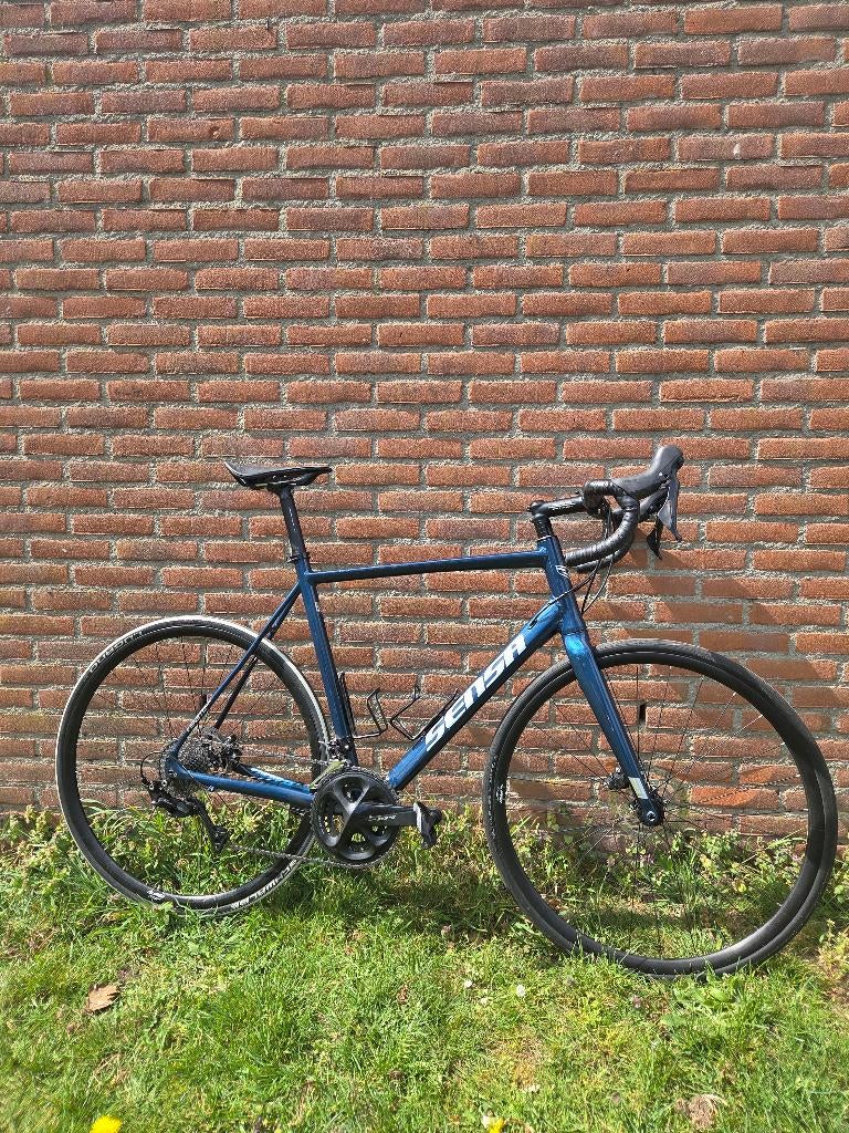 Racefiets Sensa Veneto disc shimano 105 maat 58, Fietsen en Brommers, Fietsen | Racefietsen, Aluminium, Zo goed als nieuw, 57 tot 61 cm
