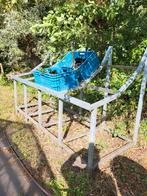 stellage voor veilingkisten, Ophalen, Gebruikt