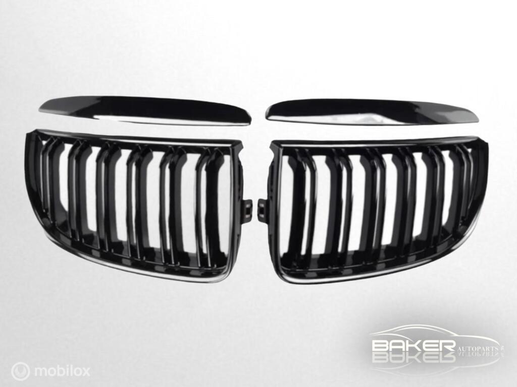 Glanzend zwarte nieren BMW 3-serie E90 E91 2005-2008 NIEUW!, Gebruikt, Ophalen of Verzenden, BMW, BMW