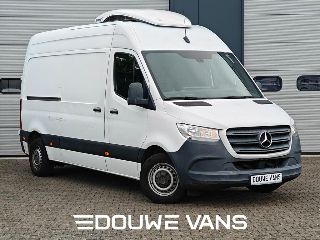 Mercedes-Benz Sprinter L2 H2 314 Koelwagen Kerstner MBUX Cam, Auto's, Bestelauto's, Voorwielaandrijving, Stof, Gebruikt, Wit