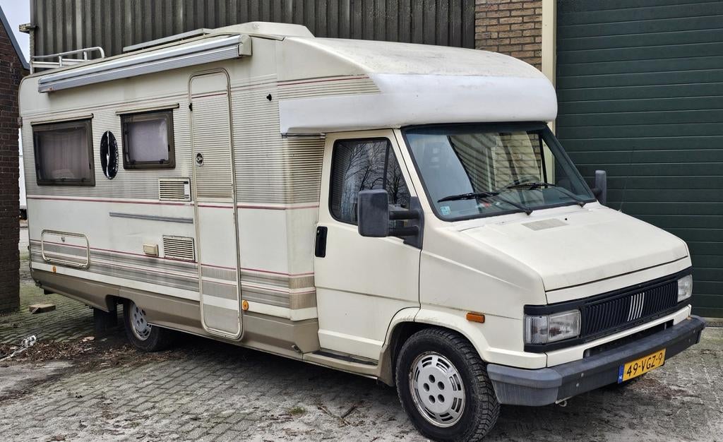 Fiat 290 stuurbekrachtiging  turbo airco, Caravans en Kamperen, Particulier, Tot en met 4, Half-integraal