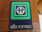 Folder Alfa Romeo programma ca 1975 GT Junior, Giaulia, 2000, Alfa Romeo, Ophalen of Verzenden, Zo goed als nieuw, Alfa Romeo