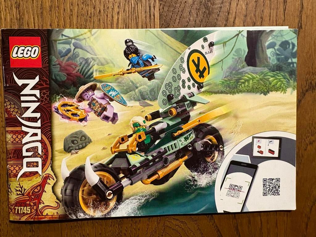 Lego Ninjago 71745 Lloyd's Jungle Chopper Bike, Ophalen of Verzenden, Gebruikt, Complete set, Lego