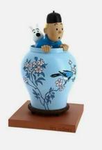 Kuifje TinTin Vaas Blauwe Lotus Moulinsart Hergé Leblon, Ophalen of Verzenden, Kuifje, Zo goed als nieuw, Beeldje of Figuurtje