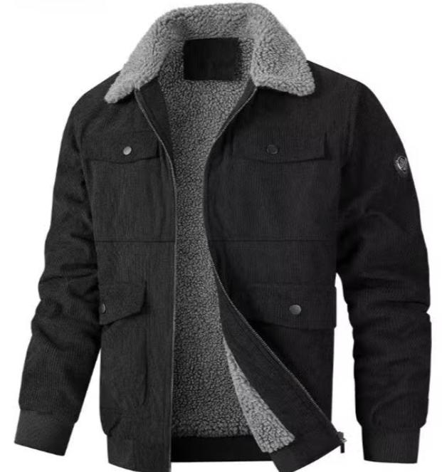 Verdikte slijtvaste corduroy jas met zakken voor heren, Kleding | Heren, Jassen | Winter, Ophalen of Verzenden, Nieuw