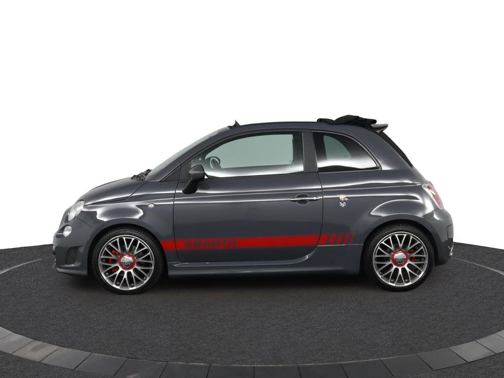Abarth 500C 1.4 T-Jet 595C Turismo Cabrio |Leder|160PK |1e e, Auto's, Abarth, Voorwielaandrijving, 4 cilinders, Cabriolet, Leder