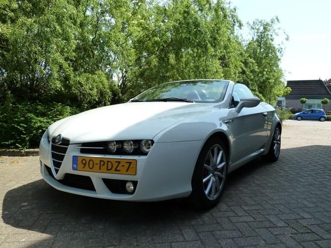 Alfa Romeo Spider 1750 TBI 2011, Auto's, Alfa Romeo, Voorwielaandrijving, Cabriolet, Spider, Wit