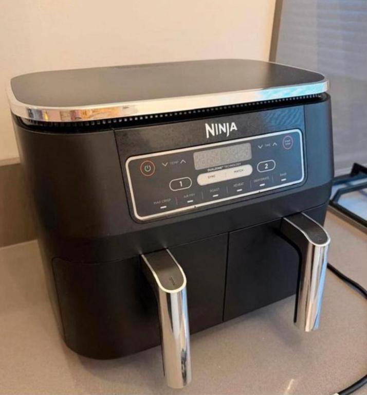 Ninja dubbele airfryer, Ophalen of Verzenden, Zo goed als nieuw, Airfryer