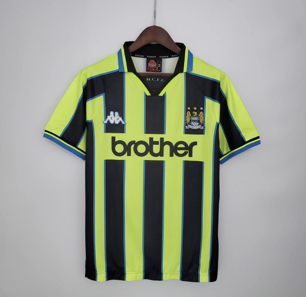Manchester City uitshirt `99 Retro - Maat L, Maat L, Verzenden, Nieuw, Shirt