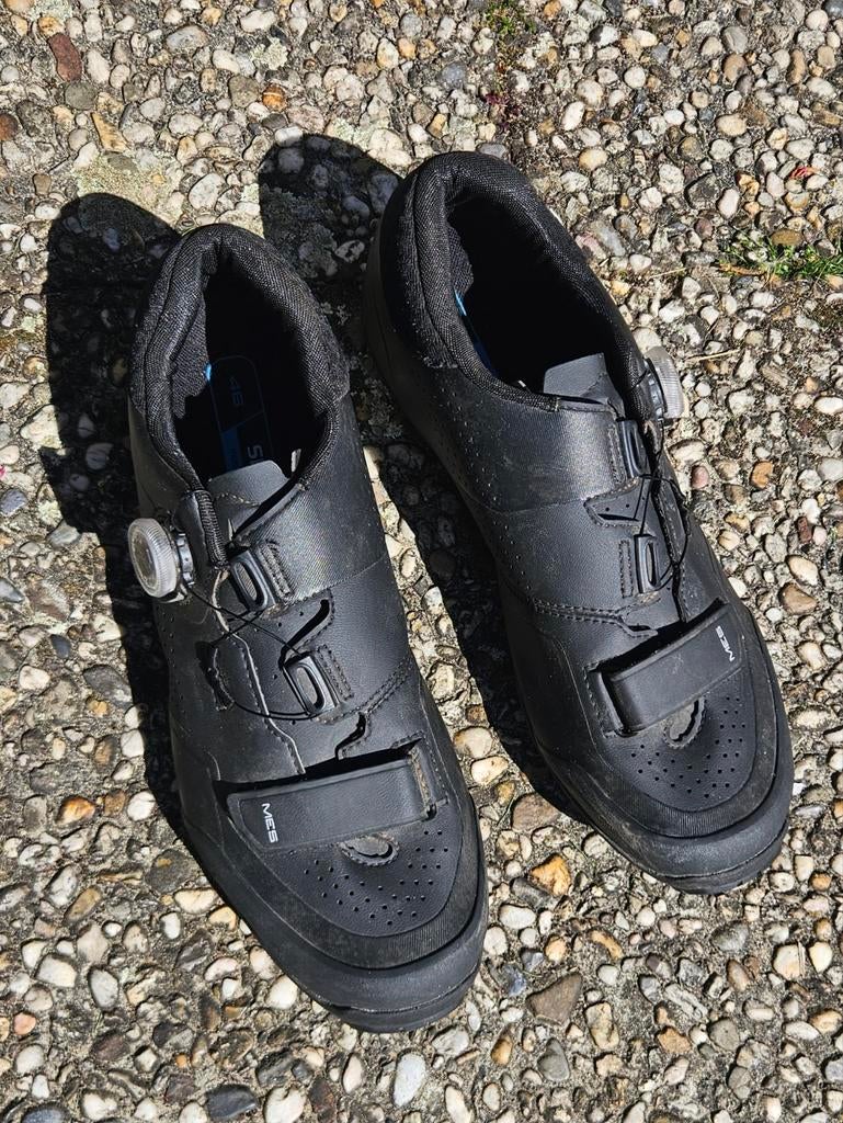 Shimano Mountainbikeschoenen Maat 46, Fietsen en Brommers, Fietsaccessoires | Fietskleding, Ophalen, Gebruikt, Overige maten, Schoenen