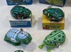 Blikken speelgoed Jumping Frog kikkers Yone Japan GDR China, Verzenden