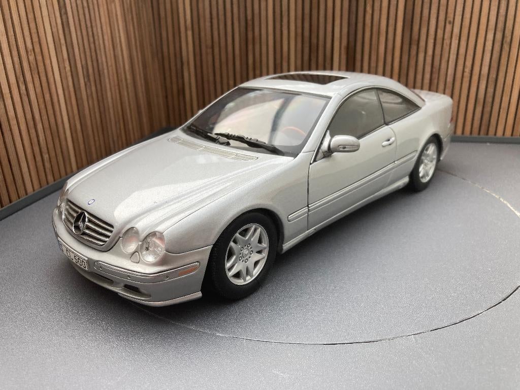 Mercedes Benz CL 500 (W215) 1:18 Autoart MJ, Ophalen of Verzenden, Zo goed als nieuw, Auto, Autoart