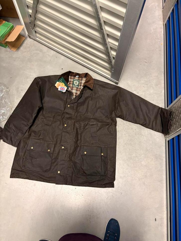 Portmann Outdoor Waxjas - Nieuw met labels, Kleding | Heren, Jassen | Winter, Nieuw, Overige maten, Bruin, Ophalen of Verzenden