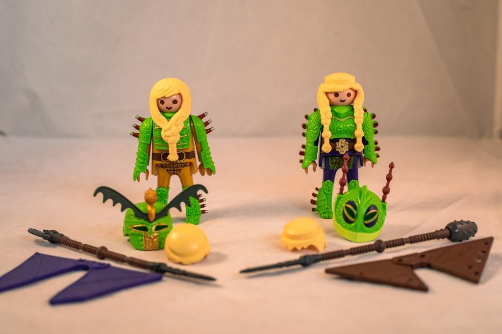 Playmobil Brokdol en Knoldol in vliegpak, Kinderen en Baby's, Speelgoed | Playmobil, Ophalen of Verzenden, Zo goed als nieuw, Complete set