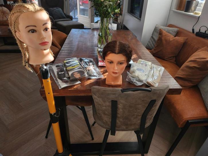 Kappers oefenset, Sieraden, Tassen en Uiterlijk, Uiterlijk | Haarverzorging, Gebruikt, Overige typen, Ophalen