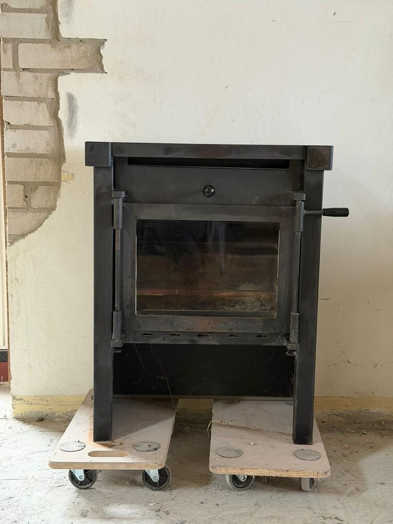 Janus houtkachel, Ophalen, Gebruikt, Houtkachel, Vrijstaand