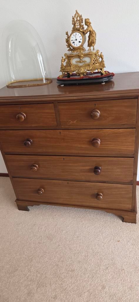 Eiken ladekast., Huis en Inrichting, Zo goed als nieuw, 3 of 4 laden, Minder dan 100 cm, 25 tot 50 cm