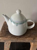Witte theepot met patroon van Arzberg, Gebruikt, Overige typen, Ophalen of Verzenden, Overige stijlen