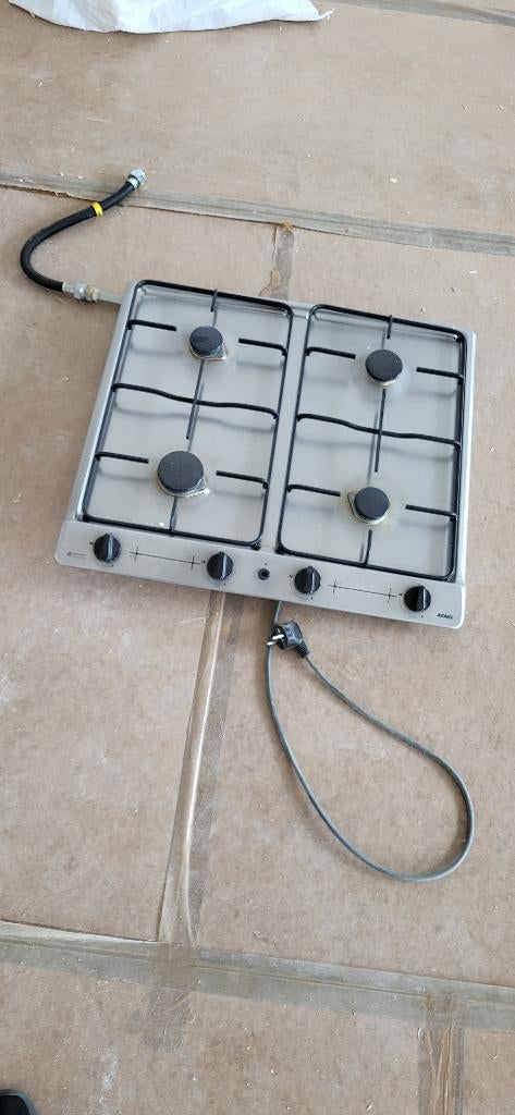 Gaskoopplaat ATAG, Witgoed en Apparatuur, Kookplaten, Ophalen, Gebruikt, 4 kookzones, Inbouw