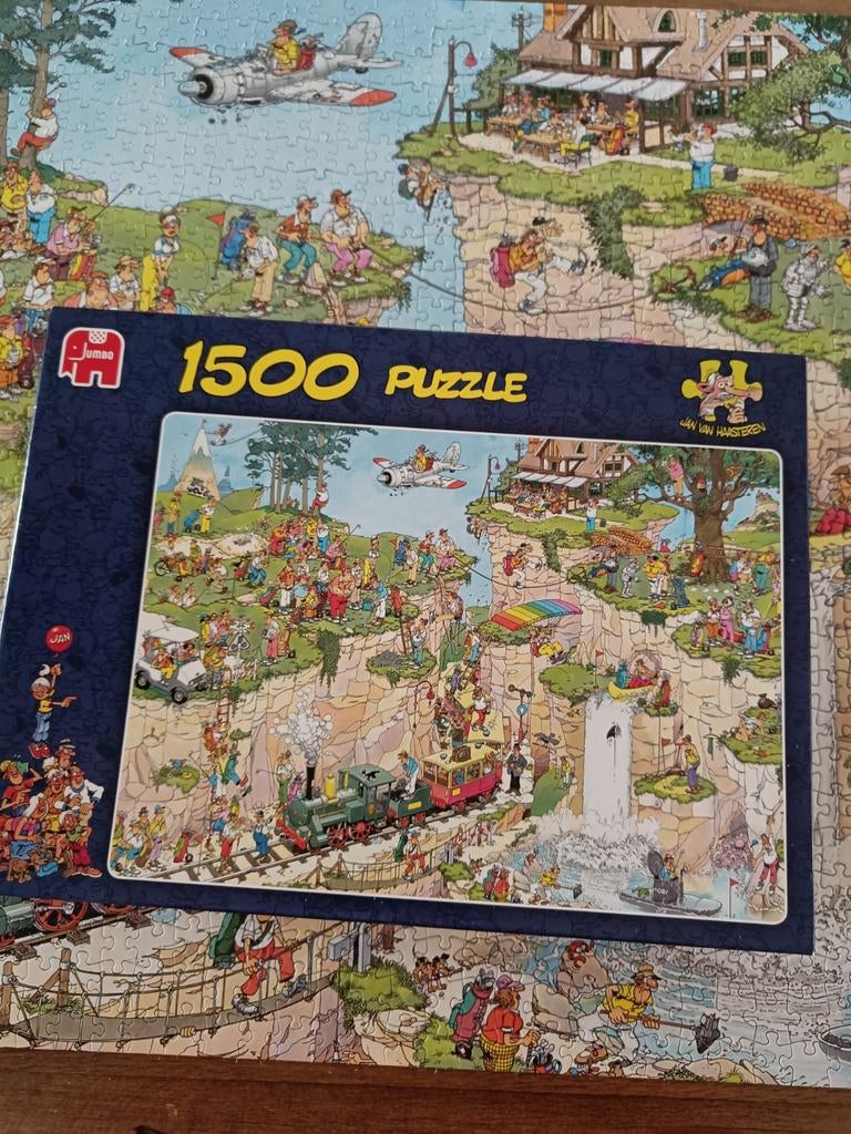 Haasteren De Golfbaan 1500 stukjes legpuzzel, Ophalen of Verzenden, 500 t/m 1500 stukjes, Zo goed als nieuw, Legpuzzel