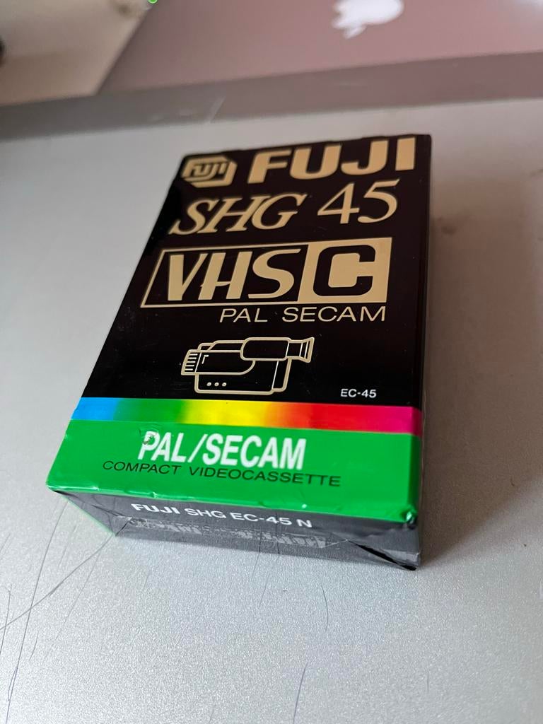 Fuji SHG 45 VHS-C Videocassette NIEUW, Ophalen of Verzenden, Nieuw in verpakking