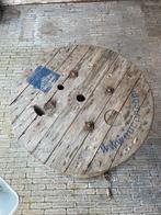 Houten haspel, Tuin en Terras, Tuintafels, Ophalen, Gebruikt, Rond, Hout