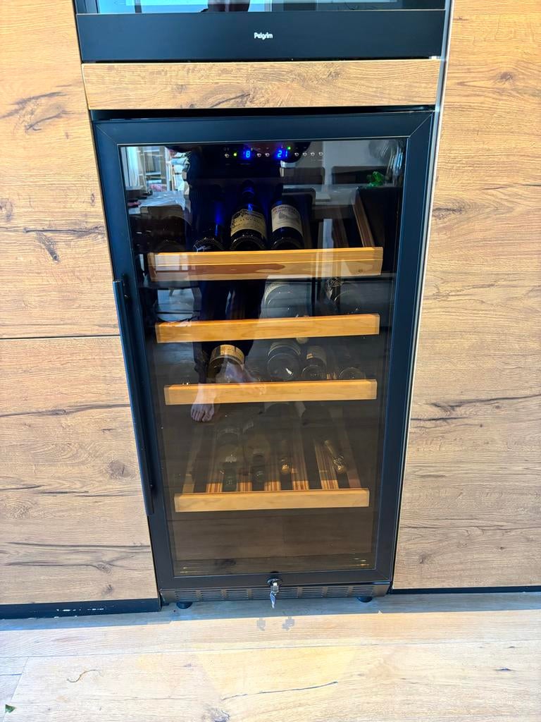 Coolvaria wijnklimaatkast 80 flessen,2 zones.Nieuwprijs €925, Ophalen, 200 liter of meer, 60 cm of meer, 160 cm of meer