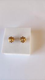 Oude gouden oorstekers, 14 krt, Verzenden, Goud, Oorbellen