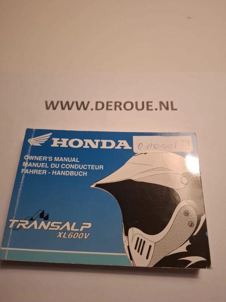 77 0WNERS MANUAL HONDA XL600(V)E,F,G  USED, Ophalen of Verzenden, Honda