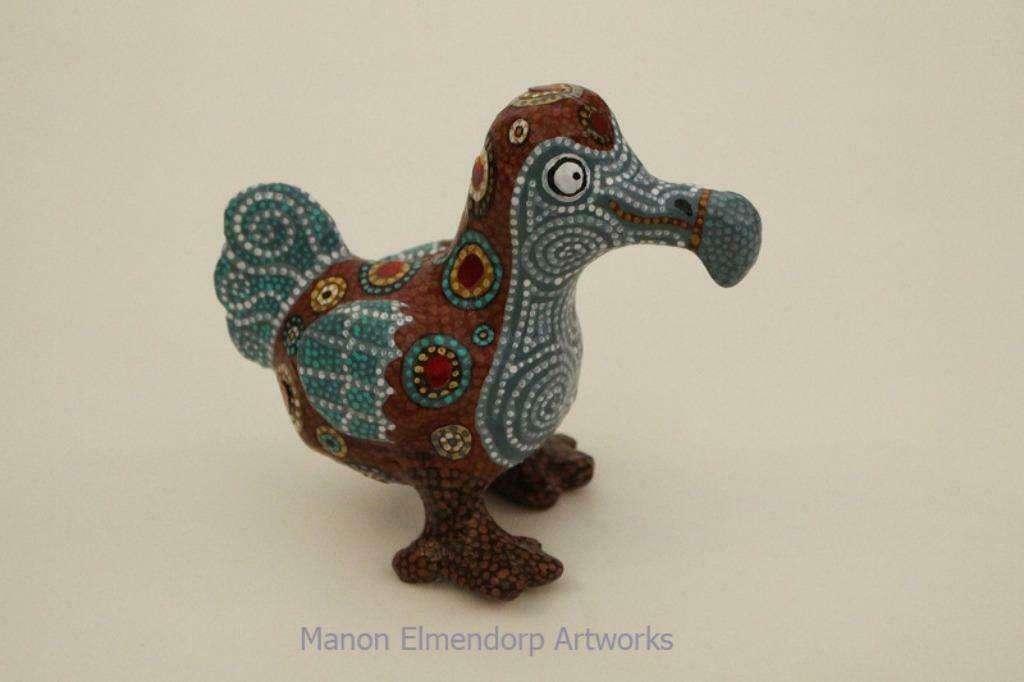 100% Handgemaakt Beeldje Dodo / Vogel Kunst Nieuw, Antiek en Kunst, Ophalen of Verzenden