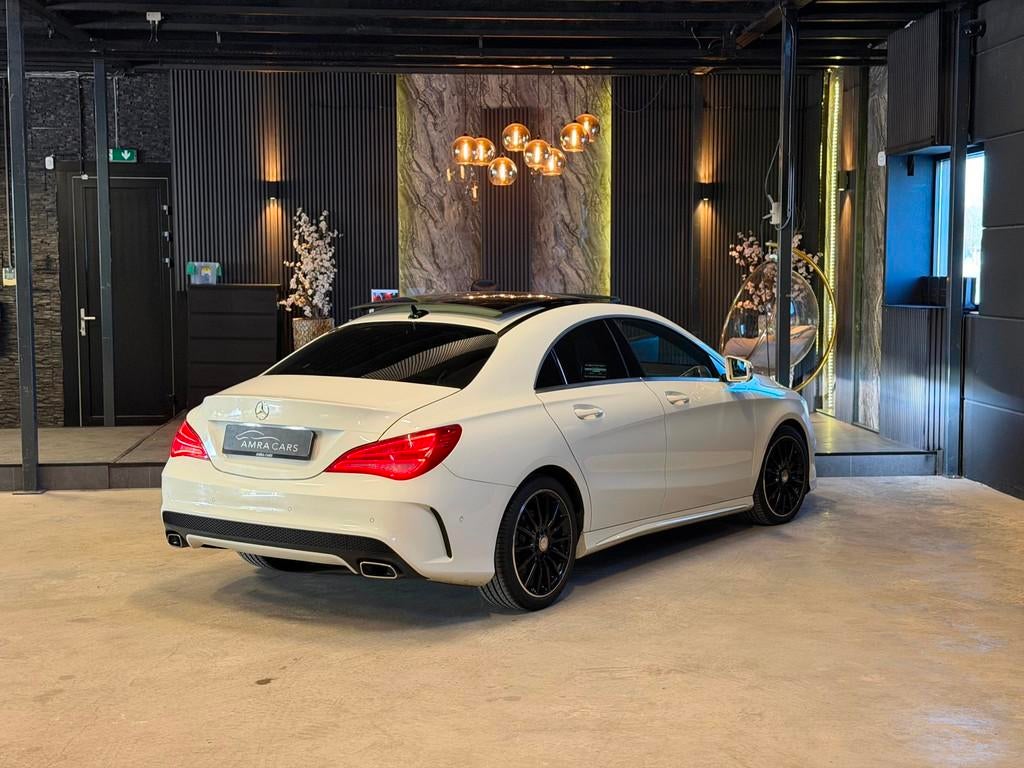 Mercedes-Benz CLA-klasse 200 AMG|PANORAMA|MEMORY, Auto's, Mercedes-Benz, Gebruikt, Euro 6, 715 kg, Wit