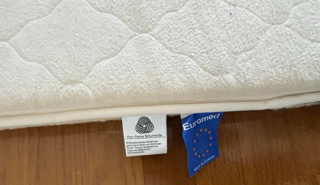 Wollen opdek matras 200x80, Ophalen, Gebruikt, Eenpersoons, 80 cm