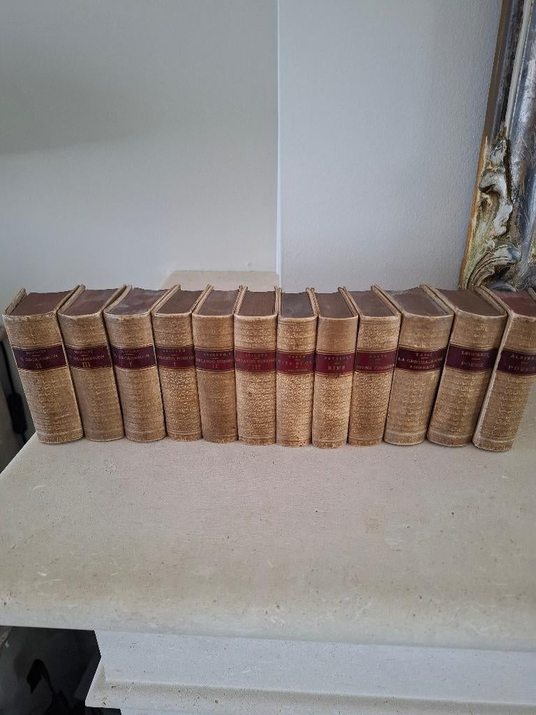 Antieke kleine boekjes , 12 stuks, Antiek en Kunst, Ophalen of Verzenden