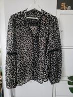 GUESS panterprint blouse maat L, Guess, Ophalen of Verzenden, Zo goed als nieuw, Maat 42/44 (L)