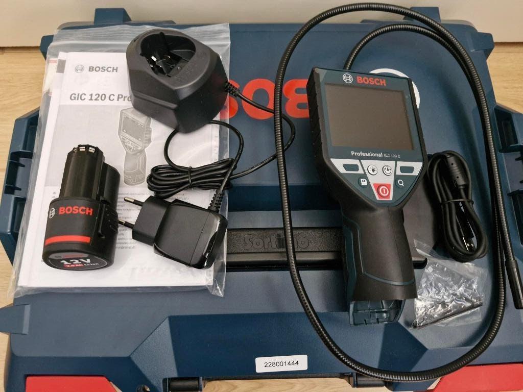 Bosch GIC120C accu inspectiecamera + lader accu koffer NIEUW, Doe-het-zelf en Verbouw, Meetapparatuur, Verzenden, Nieuw