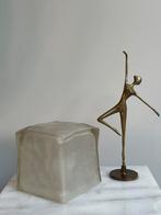 Vintage IKEA IVIKEN ive cube tafellamp glas, Huis en Inrichting, Lampen | Tafellampen, Ophalen of Verzenden, Zo goed als nieuw