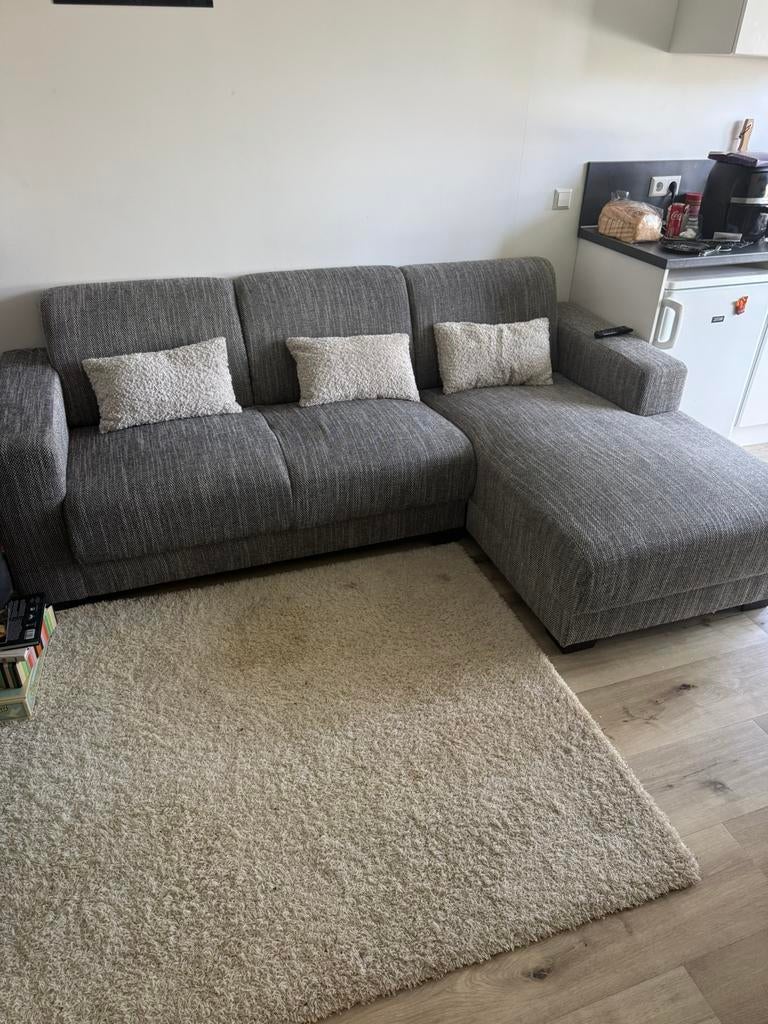 Hoekbank rechts van Leen Bakker, Huis en Inrichting, Ophalen, Hoekbank, Driepersoons, Zo goed als nieuw