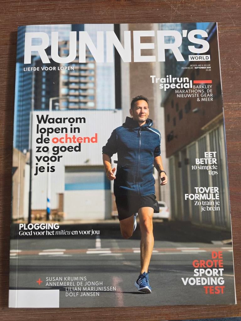 Runner's World Magazine - September 2018, Boeken, Ophalen of Verzenden, Gelezen, Sport en Vrije tijd