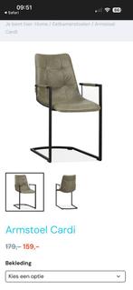 Donkergroene stoelen -mx sofa- Set van 6, Ophalen, Gebruikt, Overige kleuren, Vijf, Zes of meer stoelen