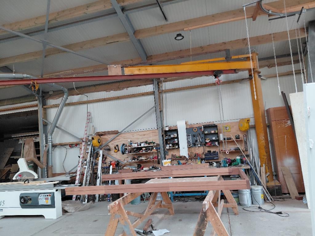 Hijs kolom zwenkarm, Ophalen of Verzenden, Gebruikt