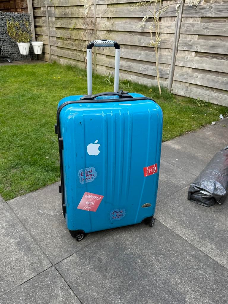 Grote koffer (ongeveer 75L), Sieraden, Tassen en Uiterlijk, Koffers, Ophalen, Hard kunststof, 45 tot 55 cm, Zo goed als nieuw