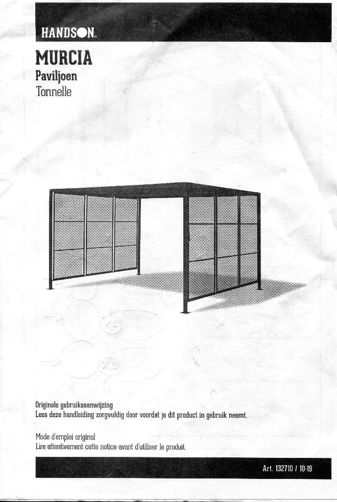 Murcia prieel, Nieuw, Zonder ramen, Metaal, Ophalen