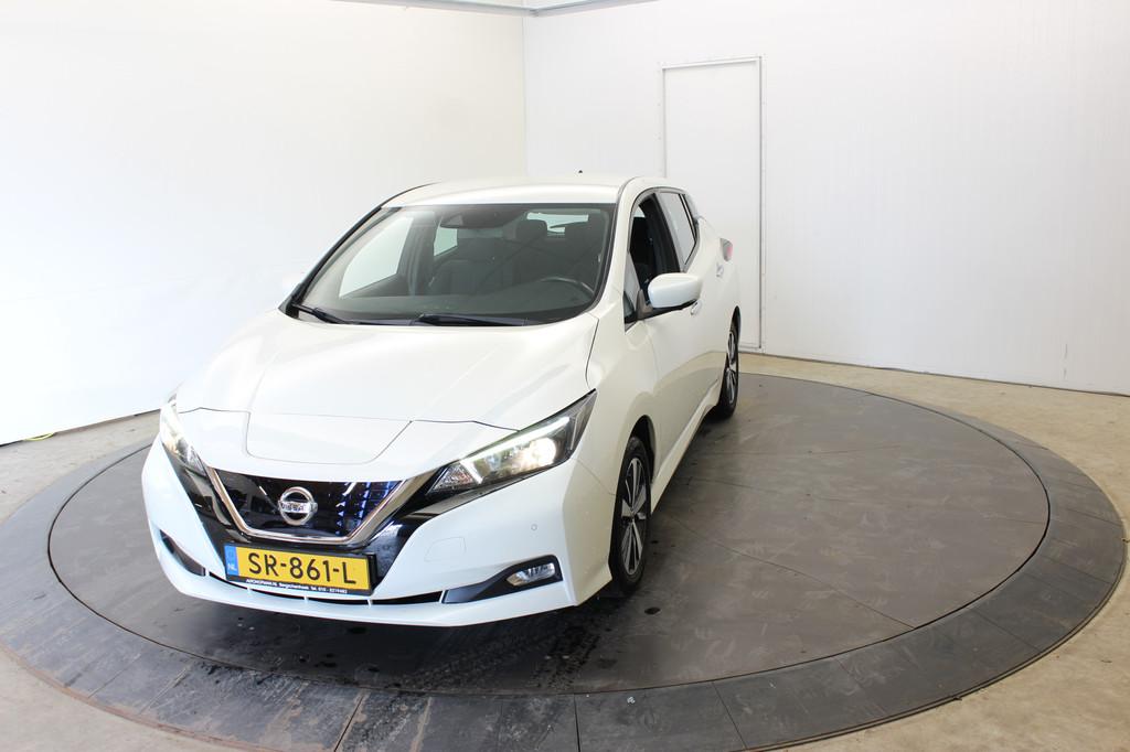 Nissan Leaf Acenta 40 kWh Fixed Exportprijs 5750 excl btw, Auto's, Gebruikt, Wit, Origineel Nederlands, Leaf