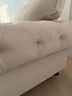 Nieuwe beige zandkleurige fauteuil(maatwerk), Ophalen, Nieuw, Stof