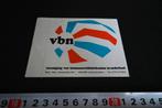 sticker Leidschendam VBN Vereniging van betonmortelfabrikant, Ophalen, Zo goed als nieuw, Sticker